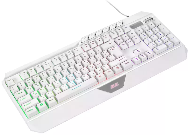 Ігрова клавіатура 2E GAMING KG315 RGB USB Ukr (White) 2E-KG315UWT фото