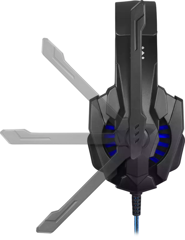 Гарнітура ігрова Defender Warhead G-390 (Black Blue) 64038 фото
