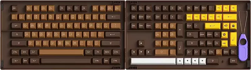 Набор кейкапов Akko Chocolate ASA Fullset Keycaps (6925758615044) фото