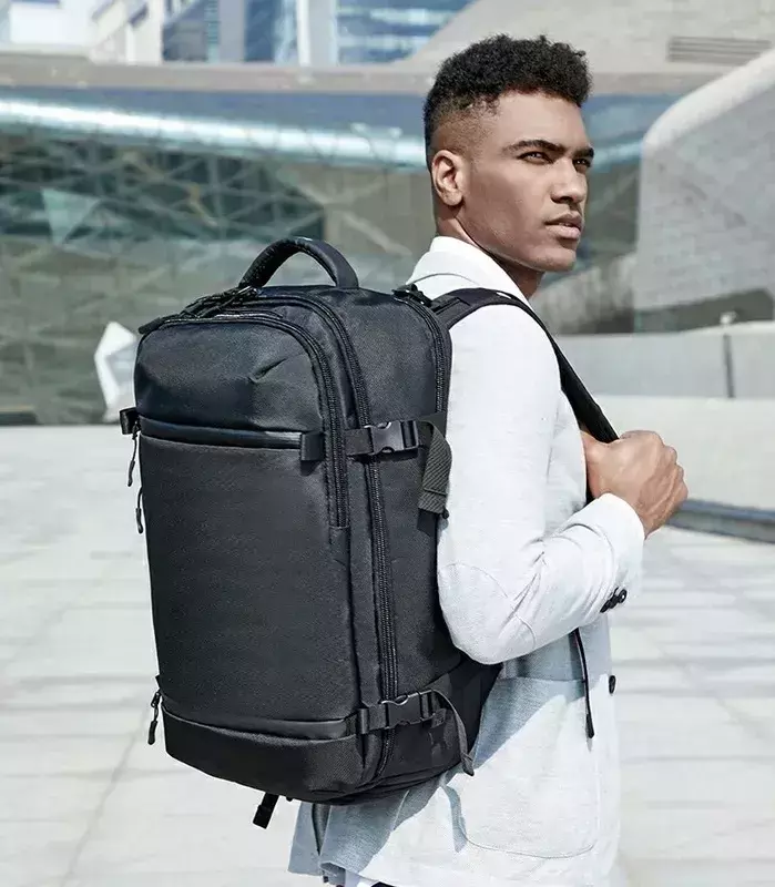 Рюкзак Ozuko 8983S BLACK - фото - №5