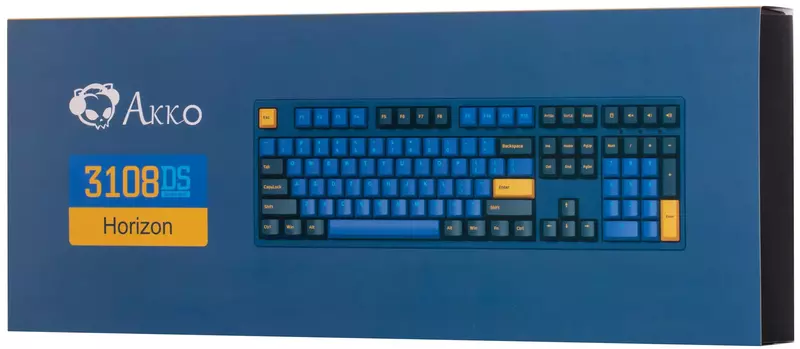 Клавіатура AKKO 3108 DS Horizon 108Key CS Blue V2 (6925758607711) фото