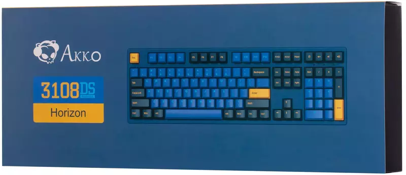 Клавіатура AKKO 3108 DS Horizon 108Key CS Orange V2 (6925758607704) фото