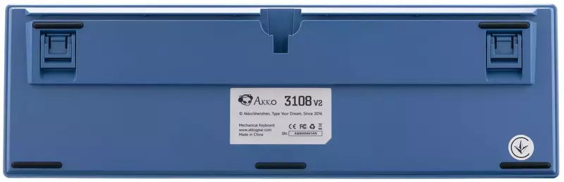 Клавіатура AKKO 3108 DS Ocean Star 108Key CS Blue V2 (6925758614221) фото