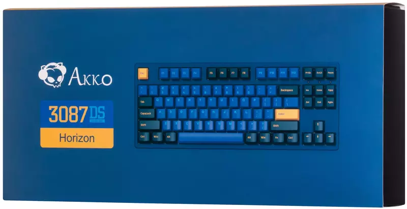 Клавіатура AKKO 3087 DS Horizon 87Key CS Orange V2 (6925758607735) фото