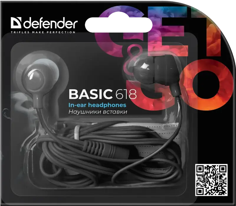 Навушники Defender Basic 618 (Black) 63618 - фото - №4