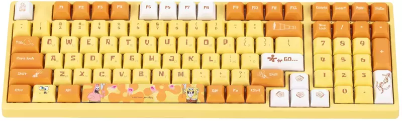 Клавіатура AKKO 3098S Sponge Bob 98Key CS Sponge (6925758613880) фото