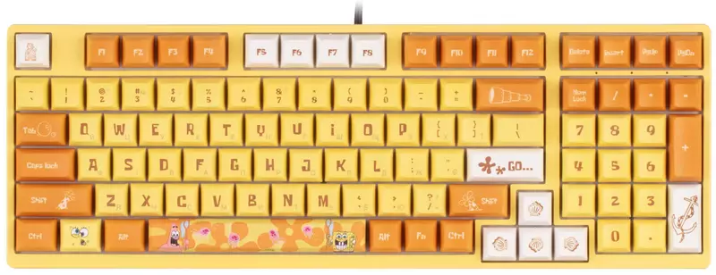 Клавіатура AKKO 3098S Sponge Bob 98Key CS Starfish (6925758613897) фото