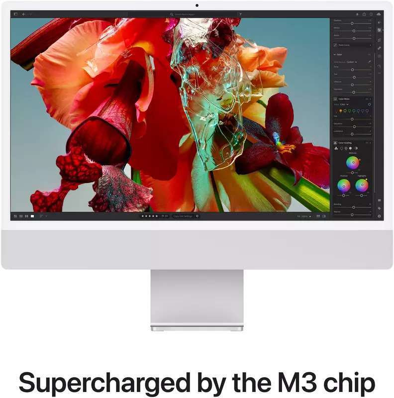 Apple iMac M3 24" 4.5K 8GPU/8RAM/256GB Silver (MQR93) 2023 фото