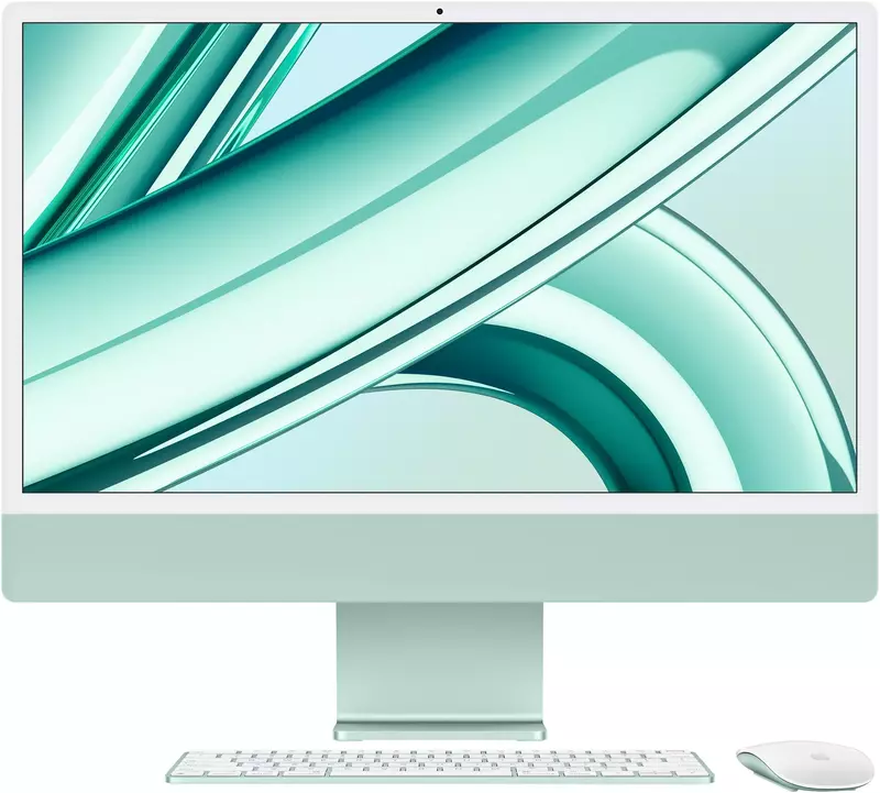 Apple iMac M3 24" 4.5K 8GPU/8RAM/256GB Green (MQRA3) 2023 фото