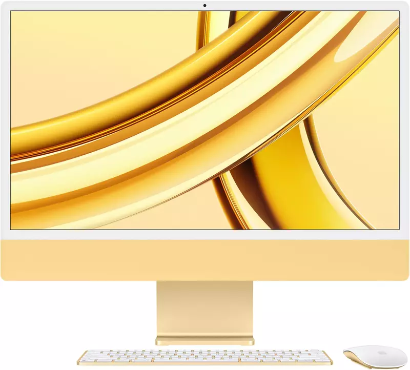 Apple iMac M3 24" 4.5K 10GPU/8RAM/256GB Yellow (Z19F) 2023 фото