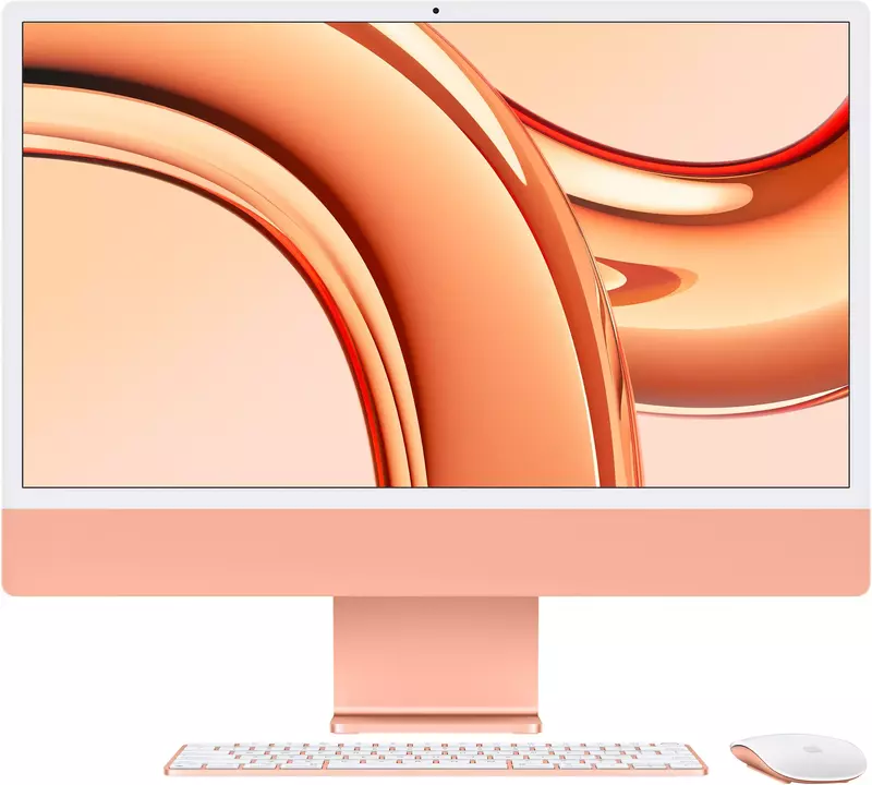 Apple iMac M3 24" 4.5K 10GPU/8RAM/256GB Orange (Z19R) 2023 фото