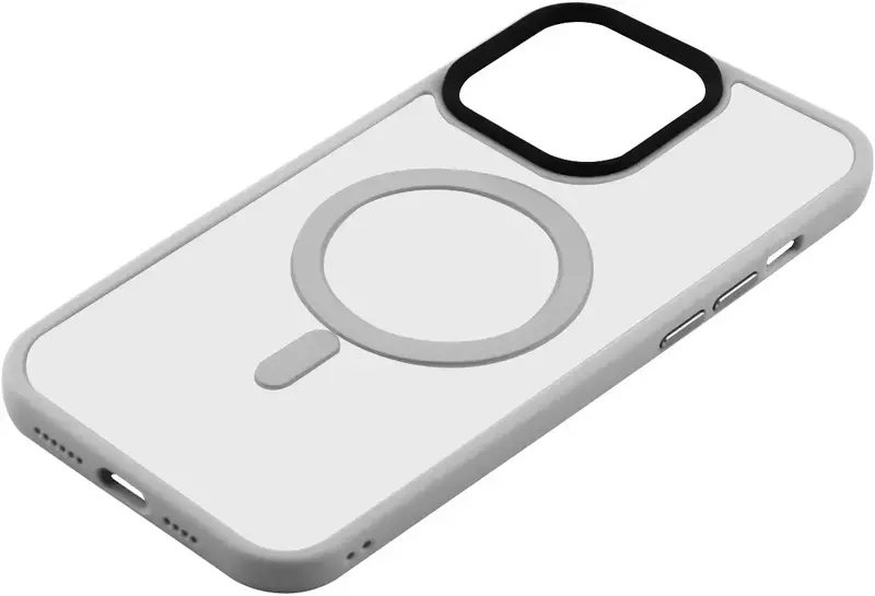 Чохол для iPhone 15 Pro WAVE Matte Insane Case with MagSafe (gray) фото
