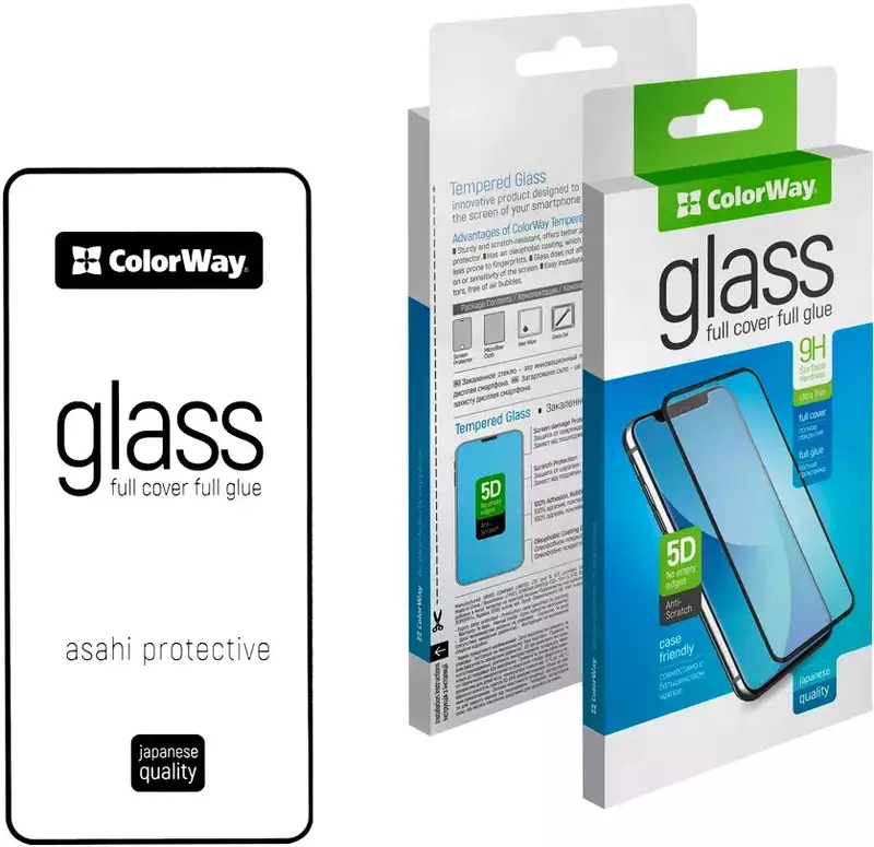 Захисне скло Samsung Galaxy S21 FE ColorWay black (CW-GSFGSG990-BK) фото