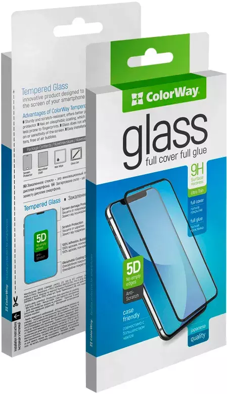 Захисне скло Samsung Galaxy S21 FE ColorWay black (CW-GSFGSG990-BK) фото