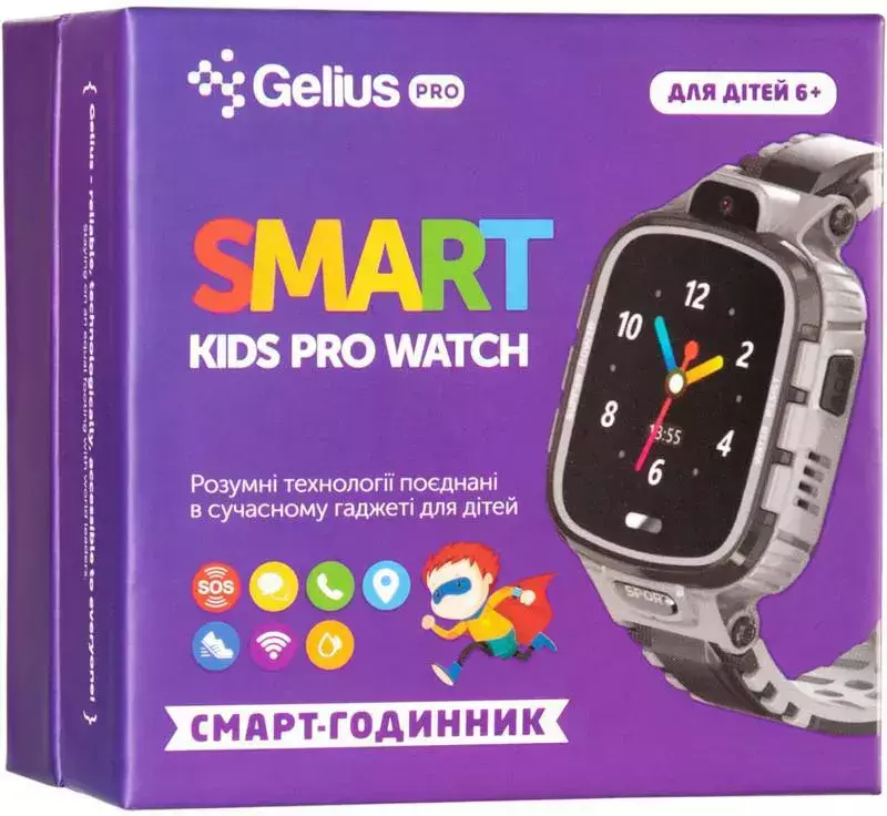 Дитячий смарт-годинник з GPS трекером Gelius Pro GP-PK001 (PRO KID) (Pink) фото