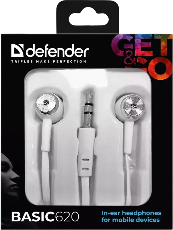 Навушники Defender Basic 620 (White) 63625 фото