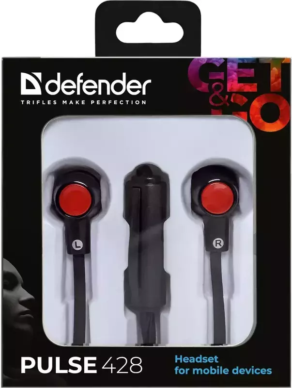 Наушники Defender Pulse 428 (Black) 63428 фото