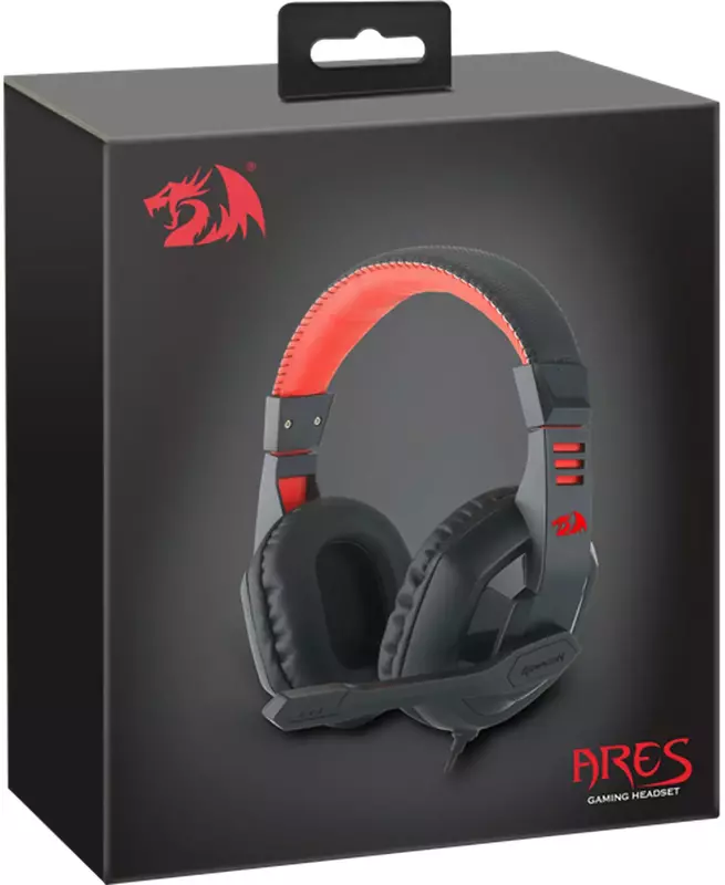 Гарнітура ігрова Redragon Ares (Black Red) 78343 фото