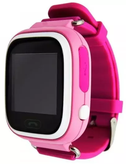 Детские часы-телефон с GPS трекером GOGPS К04 (Pink) фото