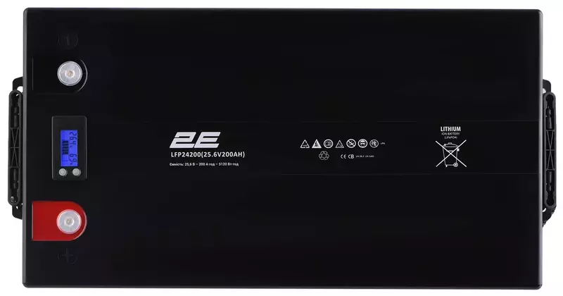Аккумуляторная батарея 2E LFP24, 24V, 200Ah, LCD 8S (2E-LFP24200-LCD) фото