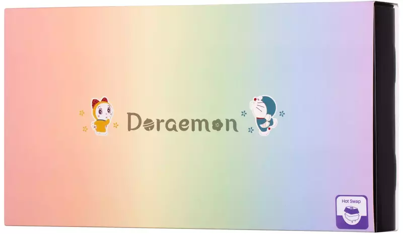 Клавіатура AKKO 3098B Doraemon Rainbow CS Jelly Pink RGB (6925758617383) фото