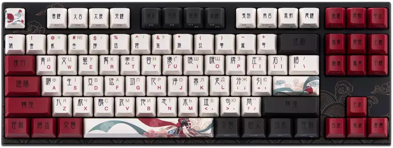 Клавіатура Varmilo VEM87 Beijing Opera 87Key EC V2 Iris (A33A028C3A3A17A025) - фото - №0
