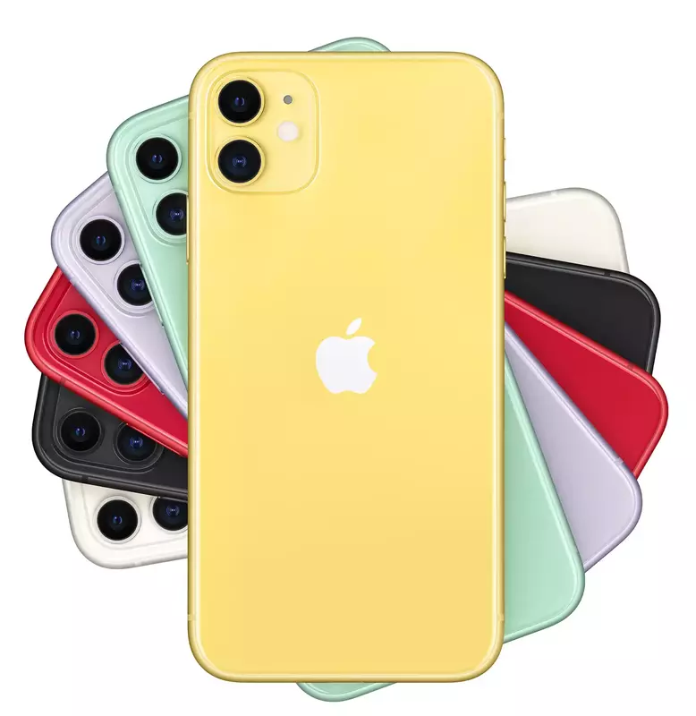 Apple iPhone 11 128Gb Yellow (MHDL3) Slim Box фото