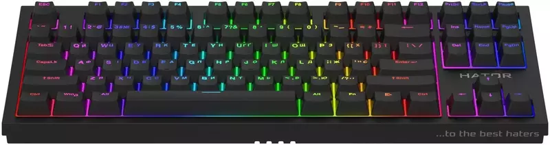 Ігрова клавіатура HATOR Skyfall 2 TKL PRO Orange (HTK-750) Black фото