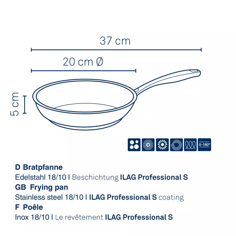 Сковорода KELA Flavoria, 20 см (10197) фото