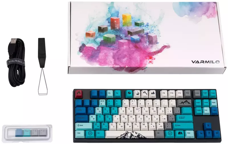 Клавіатура Varmilo VEA87 Summit R1 Cherry Mx Brown (A23A050D3A3A17A007) - фото - №1