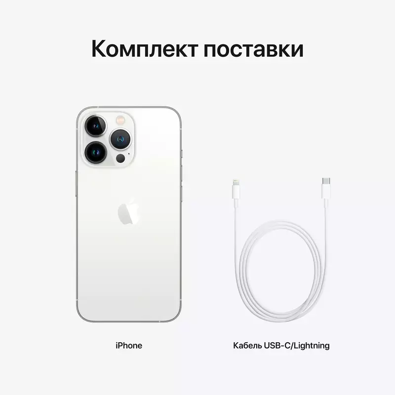 Apple iPhone 13 Pro 1TB Silver (MLVW3) фото