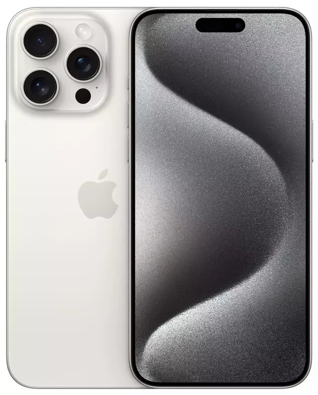 Apple iPhone 15 Pro Max 1TB White Titanium (MU7H3) фото