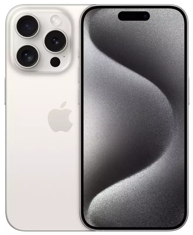 Apple iPhone 15 Pro 1TB White Titanium (MTVD3) фото