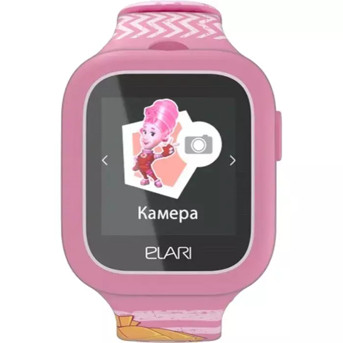 Детские часы-телефон с GPS трекером Elari FIXITIME LITE (Pink) ELFITL-PNK фото