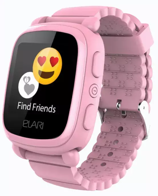 Детский телефон-часы с GPS трекером Elari KidPhone 2 (Pink) KP-2P фото