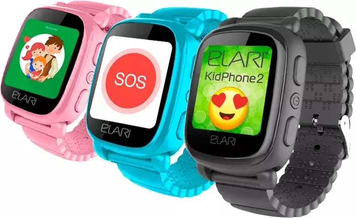 Детский телефон-часы с GPS трекером Elari KidPhone 2 (Pink) KP-2P фото