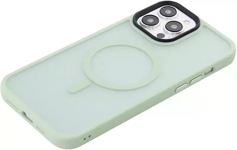 Чехол iPhone 13 Pro Max WAVE Matte Insane Case with MagSafe (mint) фото