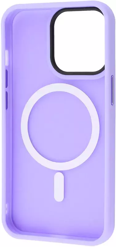 Чохол iPhone 13 Pro WAVE Matte Insane Case with MagSafe (light purple) - фото - №2