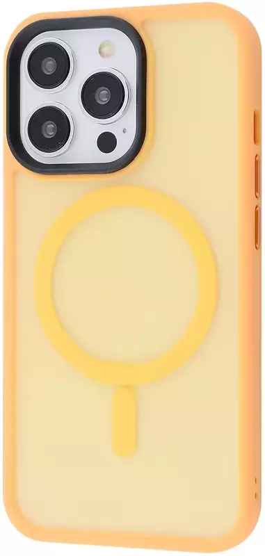 Чохол iPhone 13 Pro WAVE Matte Insane Case with MagSafe (orange) фото
