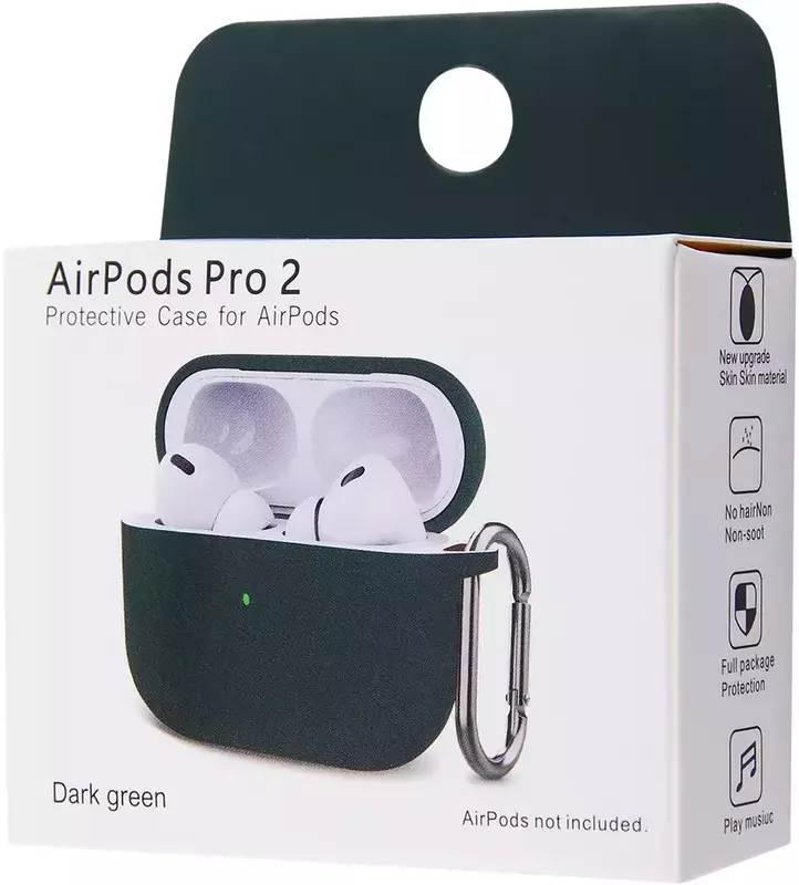 Чохол Silicone Case New for AirPods Pro 2 (forest green) фото