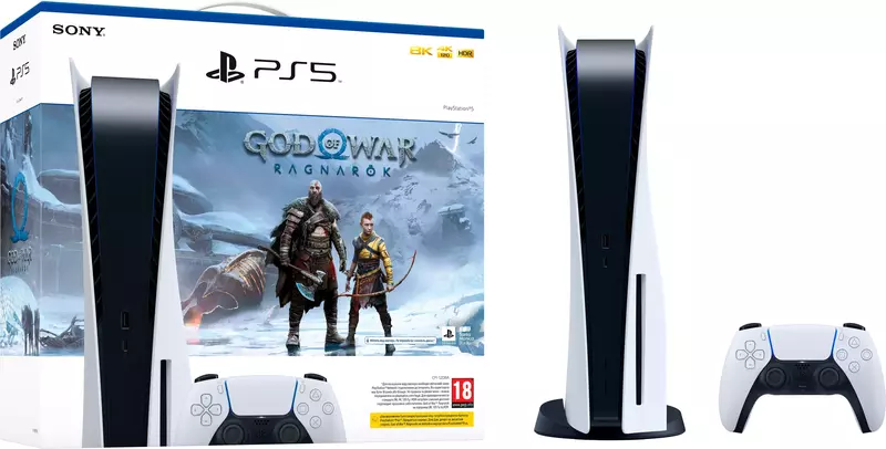 Ігрова консоль Sony PlayStation 5 Ultra HD Blu-ray (God of War Ragnarok) фото
