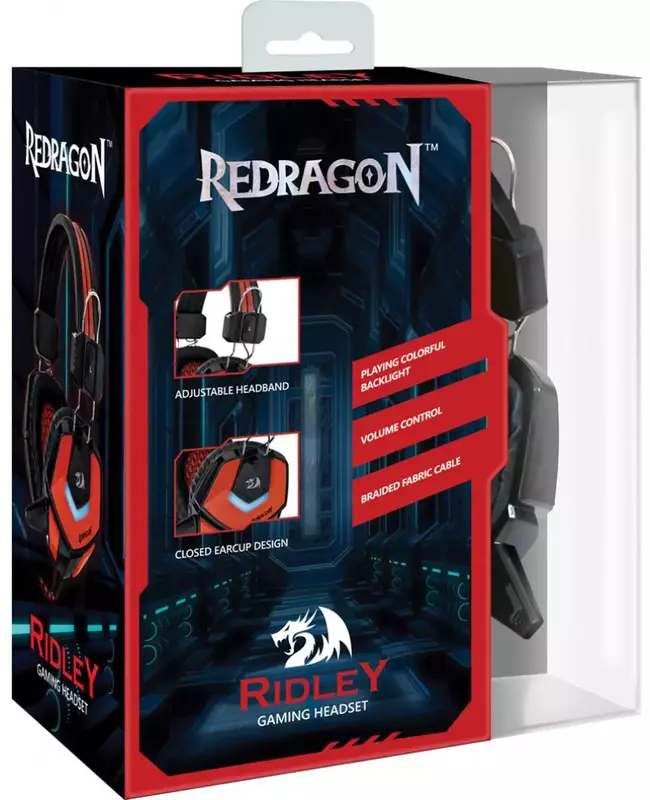 Гарнітура ігрова Defender Ridley (Red-Black) 64542 фото