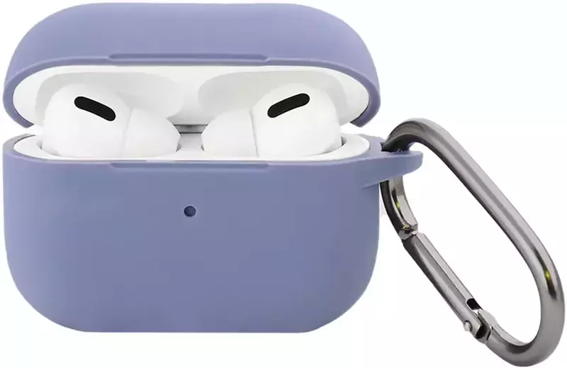 Чохол Silicone Case New for AirPods Pro 2 (lavender gray) фото