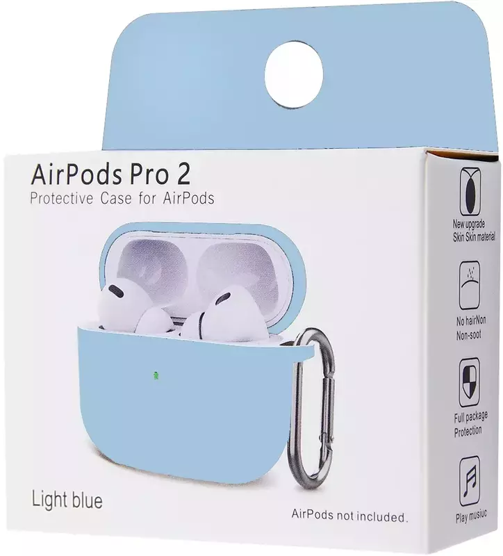 Чохол Silicone Case New for AirPods Pro 2 (lilac cream) фото