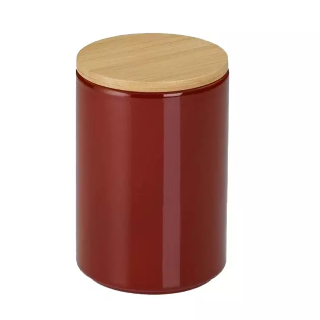 Ємність для зберігання сипучих KELA Cady d10 см 0,8 л червона (15270) фото