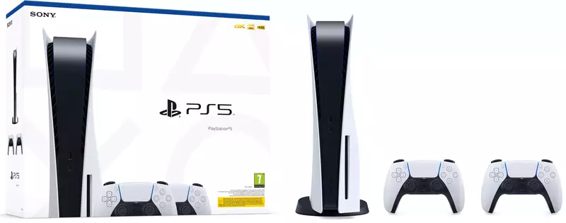 Ігрова консоль Sony PlayStation 5 Ultra HD Blu-Ray (2 Геймпада Dualsense) фото