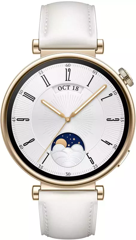 Смарт-часы HUAWEI WATCH GT 4 41mm Classic White Leather (55020BJB) фото