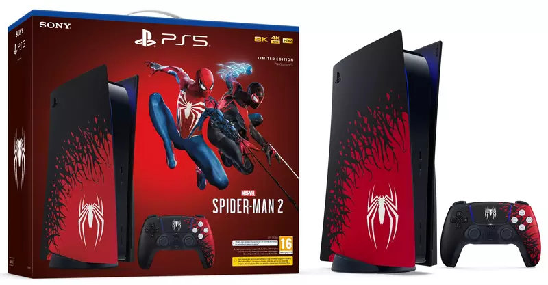 Игровая консоль Sony PlayStation 5 Ultra HD Blu-ray (Marvels Spider-Man 2 Limited Edition Bundle) фото