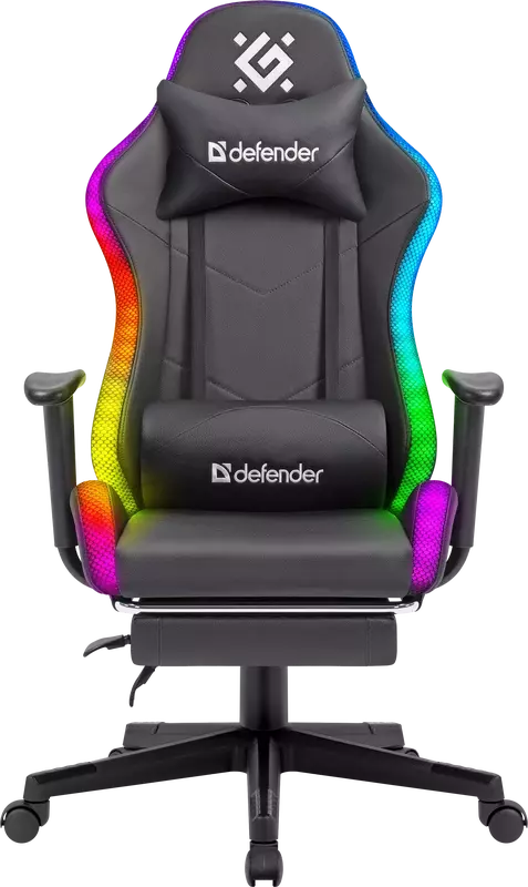 Игровое кресло Defender Watcher Black фото