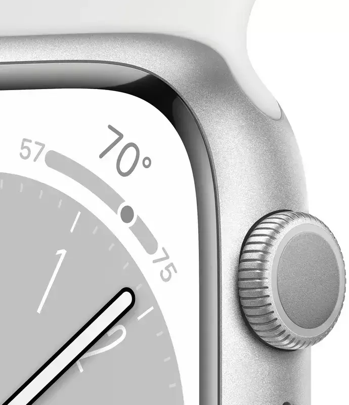 Apple Watch Series 8 45mm Silver Aluminum Case MP6N3UL/A фото